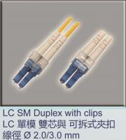LC Singlemode Duplex with clip