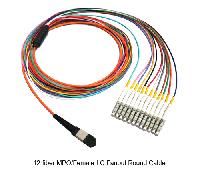 12-Fiber MPO-LC Fanout cable